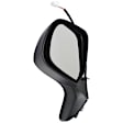 Driver Side Mirror, Power Adjust, Non-Heated, Manual Folding, Paintable, No Signal Light, No Memory, No Puddle Light, No Auto-Dim, No Blind Spot Feature