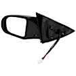Driver Side Mirror, Power Adjust, Manual Folding, Heated, Paintable, In-housing Signal Light, With memory, No Puddle Light, No Auto-Dimming, No Blind Spot Feature
