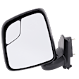 Driver Side Mirror, Manual Adjust, Non-Heated, Manual Folding, Textured Black, No Signal Light, No Memory, No Puddle Light, No Auto-Dim, With Blind Spot Glass