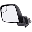 Driver Side Mirror, Manual Adjust, Non-Heated, Manual Folding, Textured Black, No Signal Light, No Memory, No Puddle Light, No Auto-Dim, With Blind Spot Glass