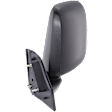 Driver Side Mirror, Manual Adjust, Non-Heated, Manual Folding, Textured Black, No Signal Light, No Memory, No Puddle Light, No Auto-Dim, With Blind Spot Glass