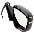 Passenger Side Mirror, Power Adjust, Manual Folding, Non-Heated, Paintable, In-housing Signal Light, No Memory, No Puddle Light, No Auto-Dimming, No Blind Spot Feature