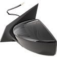 Driver Side Mirror, Power, Manual Folding, Non-Heated, Paintable, No Signal Light, No Memory, No Puddle Light, No Auto-Dimming, No Blind Spot Feature