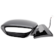 Driver Side Mirror, Power Adjust, Manual Folding, Non-Heated, Paintable, In-housing Signal Light, No Memory, No Puddle Light, No Auto-Dimming, No Blind Spot Feature