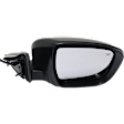 Passenger Side Mirror, Power Adjust, Manual Folding, Heated, Paintable, With Signal Light, No Memory, Puddle Light, Auto-Dim, and Blind Spot Feature, USA Built Vehicle, For Models Without SVC