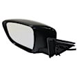 Driver Side Mirror, Power Adjust, Manual Folding, Non-Heated, Paintable, With Signal Light, No Memory, Puddle Light, Auto-Dim, and Blind Spot Feature, Japan Built Vehicle, For Models Without SVC