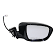 2016 Nissan Rogue - Passenger Side Mirror, Japan Built Vehicle, For Models Without Side View Camera, Power Adjust, Non-Heated, Paintable, Manual Folding, In-housing Signal Light, No Blind Spot Feature, No Memory, No Puddle Light, No Auto-Dimming