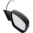 2016 Nissan Rogue - Passenger Side Mirror, Japan Built Vehicle, For Models Without Side View Camera, Power Adjust, Non-Heated, Paintable, Manual Folding, In-housing Signal Light, No Blind Spot Feature, No Memory, No Puddle Light, No Auto-Dimming