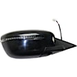 2016 Nissan Rogue - Passenger Side Mirror, Japan Built Vehicle, For Models Without Side View Camera, Power Adjust, Non-Heated, Paintable, Manual Folding, In-housing Signal Light, No Blind Spot Feature, No Memory, No Puddle Light, No Auto-Dimming
