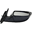 2016 Nissan Rogue - Passenger Side Mirror, Japan Built Vehicle, For Models Without Side View Camera, Power Adjust, Non-Heated, Paintable, Manual Folding, In-housing Signal Light, No Blind Spot Feature, No Memory, No Puddle Light, No Auto-Dimming