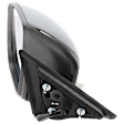 Driver Side Mirror, Power Adjust, Manual Folding, Heated, Paintable, In-housing Signal Light, No Memory, No Puddle Light, No Auto-Dimming, No Blind Spot Feature