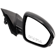 Passenger Side Mirror, Power Adjust, Manual Folding, Heated, Paintable, In-housing Signal Light, No Memory, Puddle Light, Auto-Dimming, and Blind Spot Feature, For Models Without SVC
