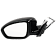 Driver Side Mirror, Power Adjust, Manual Folding, Heated, Paintable, In-housing Signal Light, No Memory, Puddle Light, Auto-Dimming, and Blind Spot Feature, For Models Without SVC