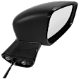 Passenger Side Mirror, Power Adjust, Manual Folding, Non-Heated, Paintable, No Signal Light, No Memory, No Puddle Light, No Auto-Dimming, No Blind Spot Feature