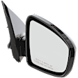 Passenger Side Mirror, Power Adjust, Manual Folding, Non-Heated, Paintable, No Signal Light, No Memory, No Puddle Light, No Auto-Dimming, No Blind Spot Feature