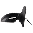 Driver Side Mirror, Power, Manual Folding, Heated, Paintable, In-housing Signal Light, No Memory, No Puddle Light, No Auto-Dimming, No Blind Spot Feature