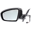 Driver Side Mirror, Power Adjust, Manual Folding, Heated, Paintable, No Signal Light, With memory, No Puddle Light, Auto-Dim, and Blind Spot Feature, For Models Without Around View Monitor