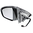 Driver Side Mirror, Power Adjust, Manual Folding, Heated, Paintable, No Signal Light, With memory, No Puddle Light, Auto-Dim, and Blind Spot Feature, For Models Without Around View Monitor