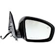 Passenger Side Mirror, Power Adjust, Manual Folding, Heated, Paintable, No Signal Light, With memory, No Puddle Light, Auto-Dim, and Blind Spot Feature, For Models Without Around View Monitor