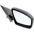 Passenger Side Mirror, Power Adjust, Manual Folding, Heated, Paintable, No Signal Light, With memory, No Puddle Light, Auto-Dim, and Blind Spot Feature, For Models Without Around View Monitor