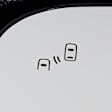 Crew Cab Pickup Driver Side Towing Mirror, Upper - Power Adjust, Lower - Manual Adjust, Heated Upper Glass; Non-Heated Lower Glass, Manual Folding, Chrome, In-housing Signal Light