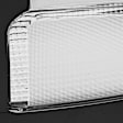 Crew Cab Pickup Driver Side Towing Mirror, Upper - Power Adjust, Lower - Manual Adjust, Heated Upper Glass; Non-Heated Lower Glass, Manual Folding, Chrome, In-housing Signal Light