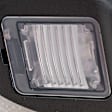 Crew Cab Pickup Driver Side Towing Mirror, Upper - Power Adjust, Lower - Manual Adjust, Heated Upper Glass; Non-Heated Lower Glass, Manual Folding, Chrome, In-housing Signal Light
