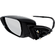 Driver Side Mirror, Power Adjust, Manual Folding, Heated, Paintable, In-housing Signal Light, No Memory, No Puddle Light, No Auto-Dimming, No Blind Spot Feature