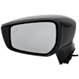 Driver Side Mirror, Power Adjust, Manual Folding, Heated, Paintable, In-housing Signal Light, No Memory, No Puddle Light, No Auto-Dimming, With Blind Spot Detection in Glass