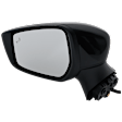 Driver Side Mirror, Power Adjust, Manual Folding, Heated, Paintable, In-housing Signal Light, No Memory, No Puddle Light, No Auto-Dimming, With Blind Spot Detection in Glass