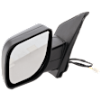 2004-2005 Infiniti QX56 - Driver Side Mirror, Power Adjust, Non-Heated, Manual Folding, Textured Black, No Signal Light, Without Memory Recall, No Puddle Light, No Auto-Dimming, No Blind Spot Feature
