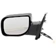 2004-2005 Infiniti QX56 - Driver Side Mirror, Power Adjust, Non-Heated, Manual Folding, Textured Black, No Signal Light, Without Memory Recall, No Puddle Light, No Auto-Dimming, No Blind Spot Feature