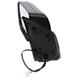 2004-2005 Infiniti QX56 - Driver Side Mirror, Power Adjust, Non-Heated, Manual Folding, Textured Black, No Signal Light, Without Memory Recall, No Puddle Light, No Auto-Dimming, No Blind Spot Feature