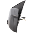 2004-2005 Infiniti QX56 - Driver Side Mirror, Power Adjust, Non-Heated, Manual Folding, Textured Black, No Signal Light, Without Memory Recall, No Puddle Light, No Auto-Dimming, No Blind Spot Feature