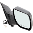 Passenger Side Mirror, Power Adjust, Non-Heated, Manual Folding, Textured Black, No Signal Light, No Memory, No Puddle Light, No Auto-Dim, No Blind Spot Feature