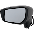 Driver Side Mirror, Power Adjust, Manual Folding, Heated, Paintable, In-housing Signal Light, No Memory, No Puddle Light, No Auto-Dimming, No Blind Spot Feature