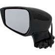 Driver Side Mirror, Power Adjust, Manual Folding, Heated, Paintable, In-housing Signal Light, No Memory, No Puddle Light, No Auto-Dimming, No Blind Spot Feature