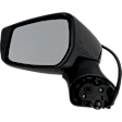 Driver Side Mirror, Power Adjust, Manual Folding, Heated, Paintable, In-housing Signal Light, No Memory, No Puddle Light, No Auto-Dimming, No Blind Spot Feature