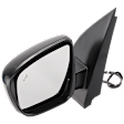 Driver Side, Mirror, Power Adjust, Non-Heated, Manual Folding, Paintable