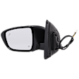 Driver Side, Mirror, Power Adjust, Heated, Manual Folding, Paintable, No Signal Light, No Memory, No Puddle Light, No Auto-Dimming, with Blind Spot Detection in Glass