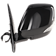 Driver Side Mirror, Power Adjust, Non-Heated, Power Folding, Paintable, In-housing Signal Light, No Memory, No Puddle Light, No Auto-Dim, With Blind Spot Detection in Glass