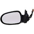 Driver Side Mirror, Power Adjust, Non-Folding, Non-Heated, Paintable, No Signal Light, No Memory, No Puddle Light, No Auto-Dimming, No Blind Spot Feature