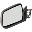 Driver Side Mirror, Power Adjust, Manual Folding, Non-Heated, Paintable, No Signal Light, No Memory, No Puddle Light, No Auto-Dimming, No Blind Spot Feature