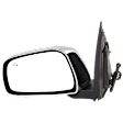 Driver Side Mirror, Power Adjust, Manual Folding, Heated, Chrome, No Signal Light, No Memory, No Puddle Light, No Auto-Dimming, No Blind Spot Feature