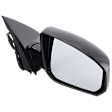 Passenger Side Mirror, Power Adjust, Manual Folding, Non-Heated, Paintable, No Signal Light, No Memory, No Puddle Light, No Auto-Dimming, No Blind Spot Feature