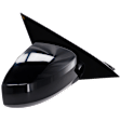 Passenger Side Mirror, Power Adjust, Manual Folding, Non-Heated, Paintable, No Signal Light, No Memory, No Puddle Light, No Auto-Dimming, No Blind Spot Feature