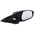 Passenger Side Mirror, Power Adjust, Manual Folding, Non-Heated, Paintable, No Signal Light, No Memory, No Puddle Light, No Auto-Dimming, No Blind Spot Feature