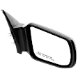 Passenger Side Mirror, Power Adjust, Non-Heated, Non-Folding, Paintable, No Signal Light, No Memory, No Puddle Light, No Auto-Dim, No Blind Spot Feature