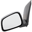 Driver Side Mirror, Manual Adjust, Manual Folding, Non-Heated, Textured Black, No Signal Light, No Memory, No Puddle Light, No Auto-Dimming, No Blind Spot Feature