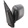 Driver Side Mirror, Manual Adjust, Manual Folding, Non-Heated, Textured Black, No Signal Light, No Memory, No Puddle Light, No Auto-Dimming, No Blind Spot Feature